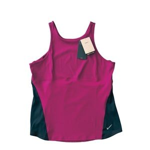 NWT WOMENS NIKE YOGA DRI-FIT Athletic Top Size XL
